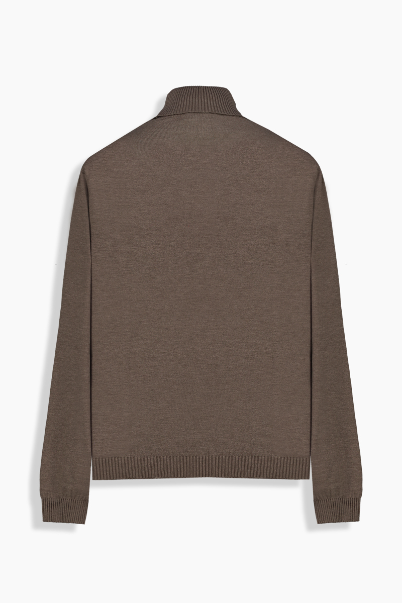 Chic Tam Balıkçı Vizon Triko - 2