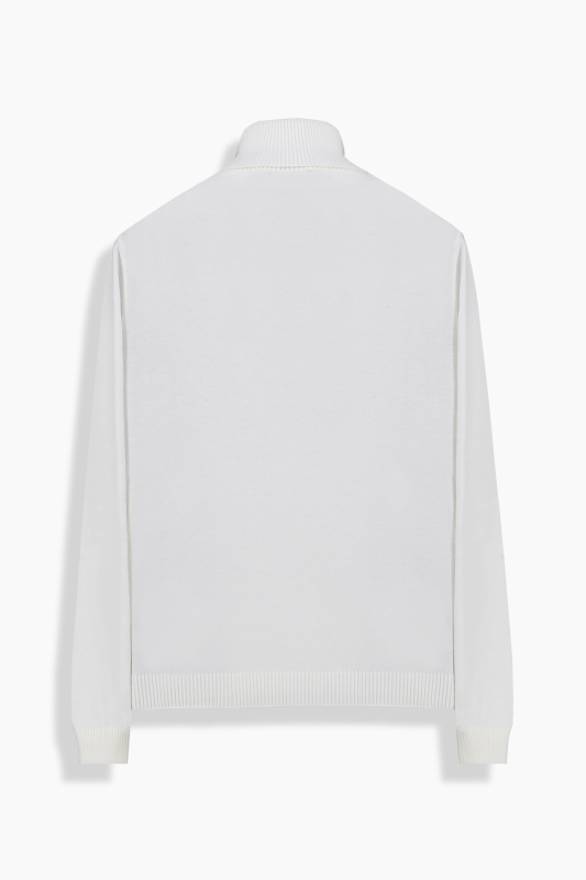 Chic Tam Balıkçı Bej Triko - SARAR WOMAN