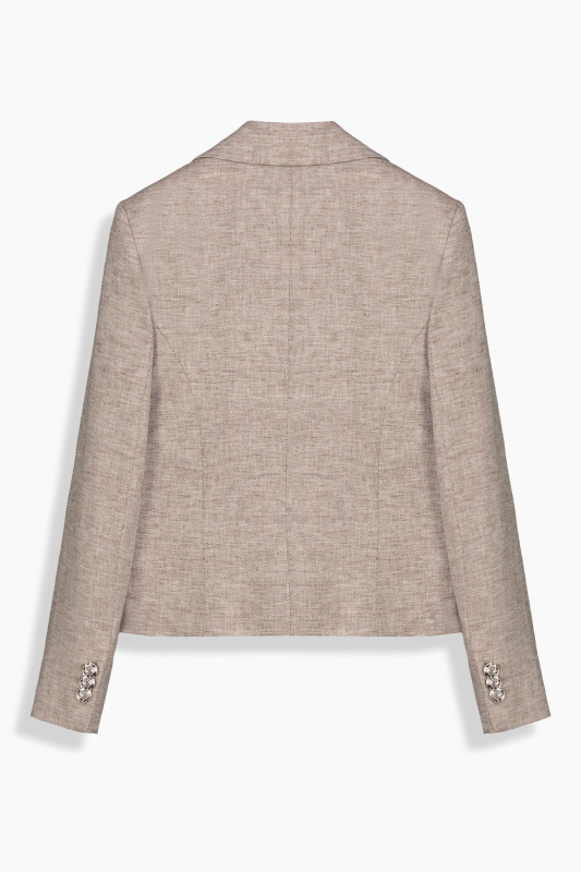 Ciudad Koyu Bej Ceket - SARAR WOMAN