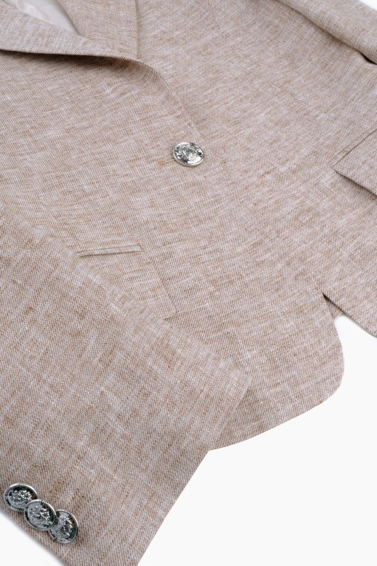 Ciudad Koyu Bej Ceket - SARAR WOMAN