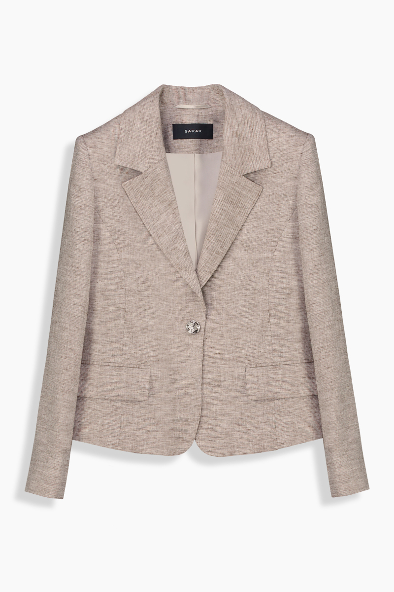 Ciudad Koyu Bej Ceket - 1