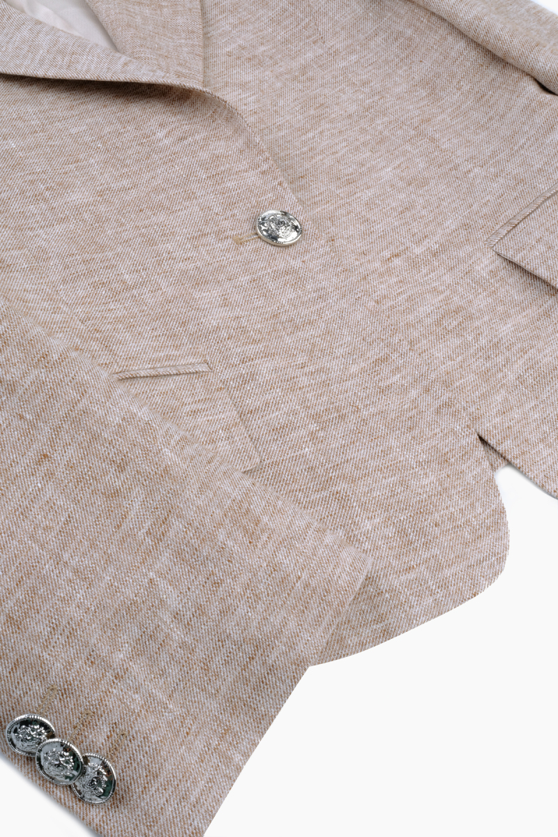 Ciudad Koyu Bej Ceket - 3