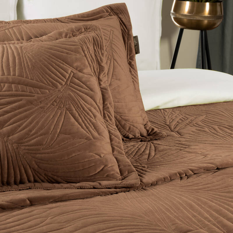 Clara Yatak Örtüsü Seti Çift Kişilik Taba - 3