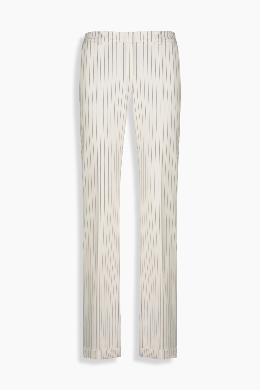 Cleir Çizgili Bej Pantolon 