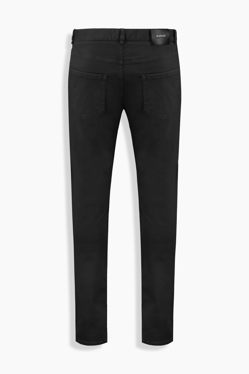 Costelle Regular Fit Koton Siyah Pantolon - 2