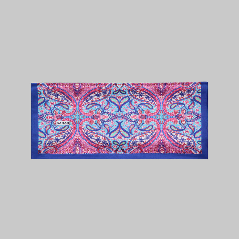 Çok Renkli Desenli Fular F79 