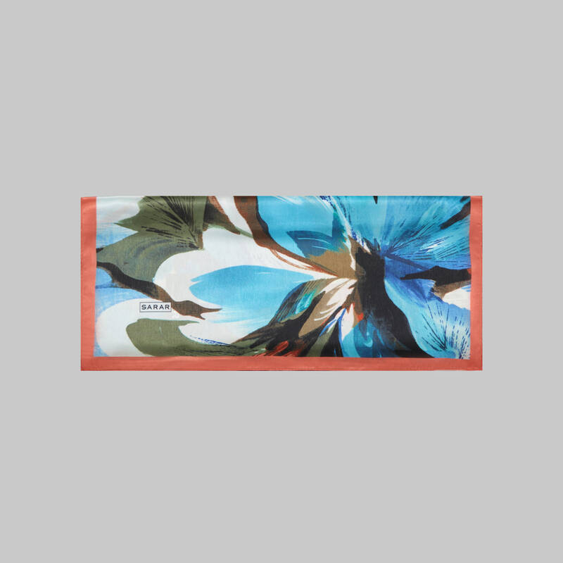 Çok Renkli Fular F76 - 1