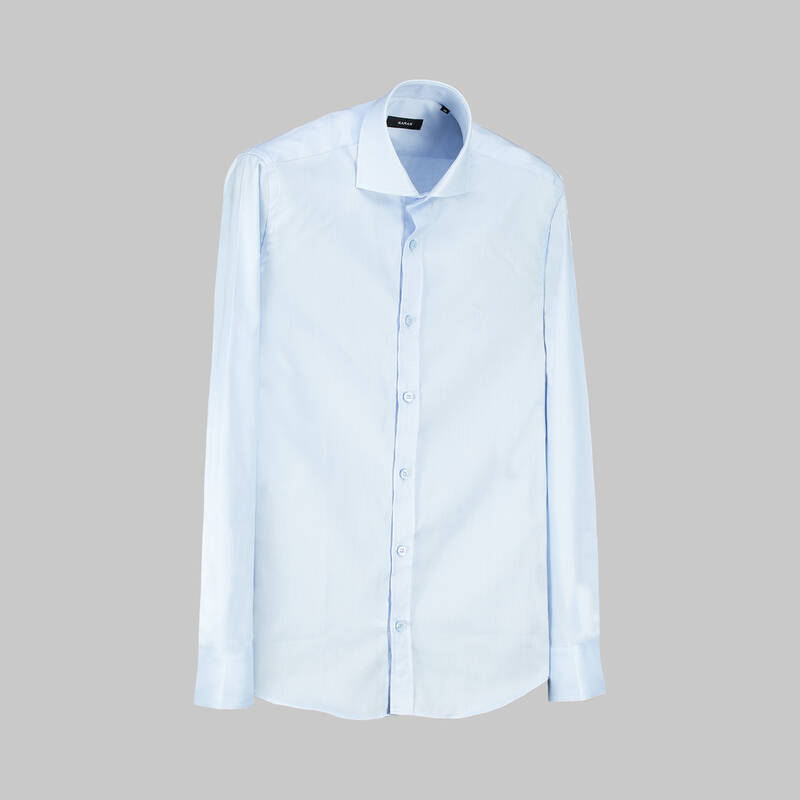 Como Slim Fit Açık Mavi Gömlek - 1
