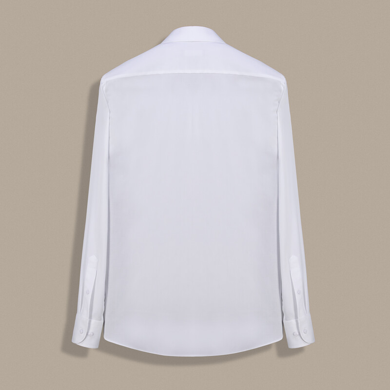 Como Fo Slim Uzun Kol Beyaz Gömlek - SARAR