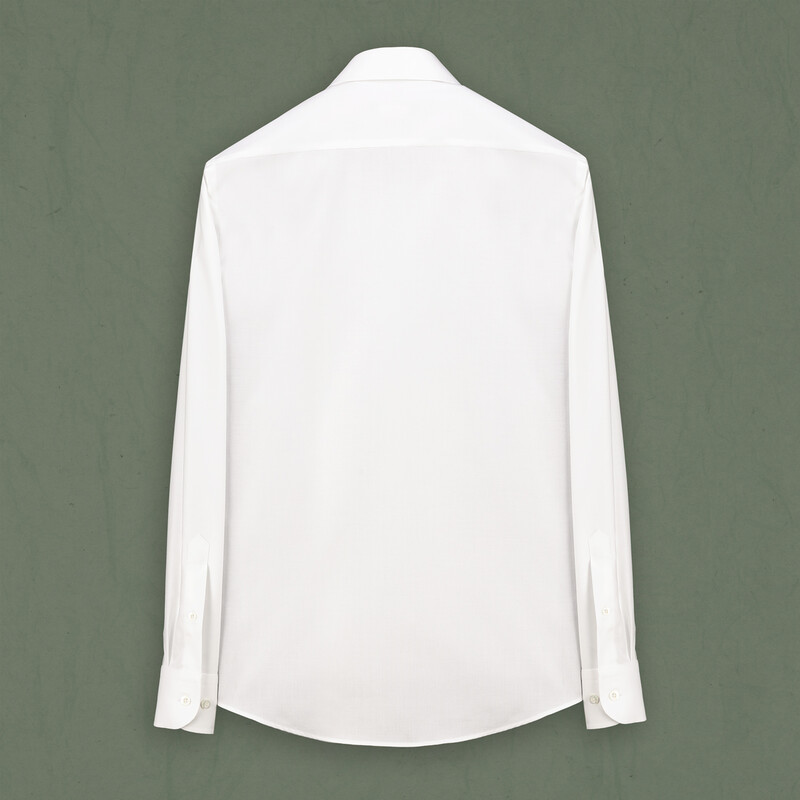 Como Slim Pamuklu Beyaz Gömlek - SARAR