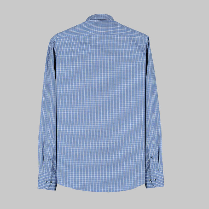 Como Uzun Kol Slim Mavi Gömlek - 2