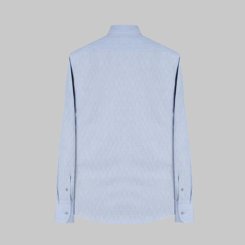 Como Uzun Kol Mavi Slim Gömlek - 2