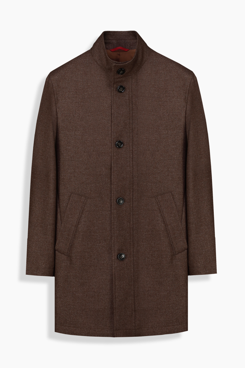 Conroy Relax Fit Kahverengi Palto - 1