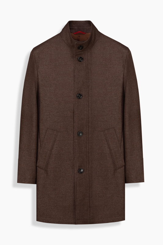 Conroy Relax Fit Kahverengi Palto - INTERVIEW