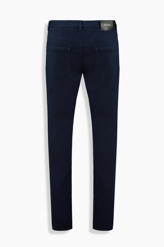 Costelle Regular Fit Koton Lacivert Pantolon - SARAR