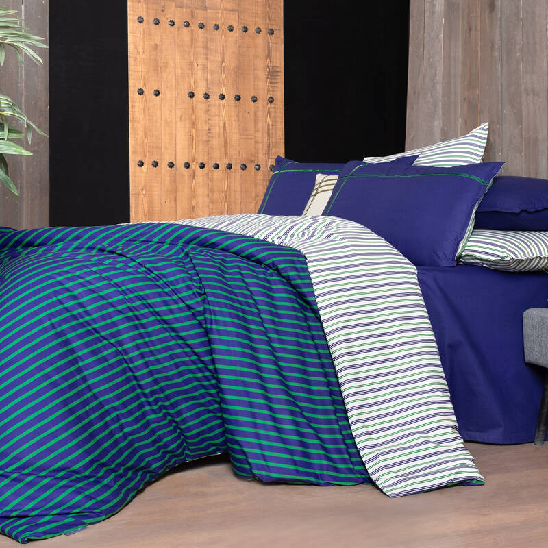 Dalen Fancy Lacivert Çift Kişilik Nevresim Takımı - 3