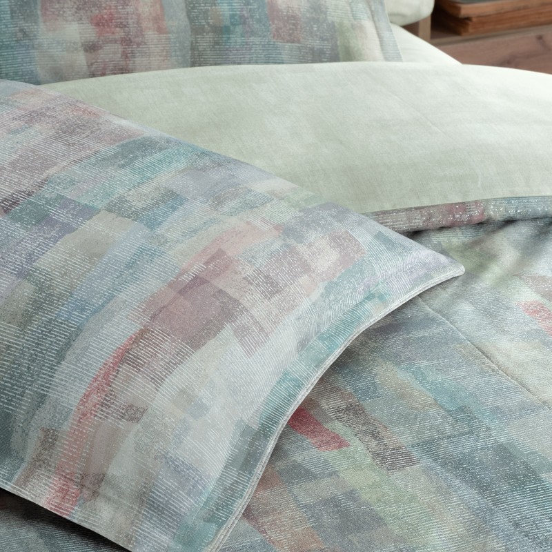 Damien Pamuk Saten Nevresim Takımı Çift Kişilik - SAREV