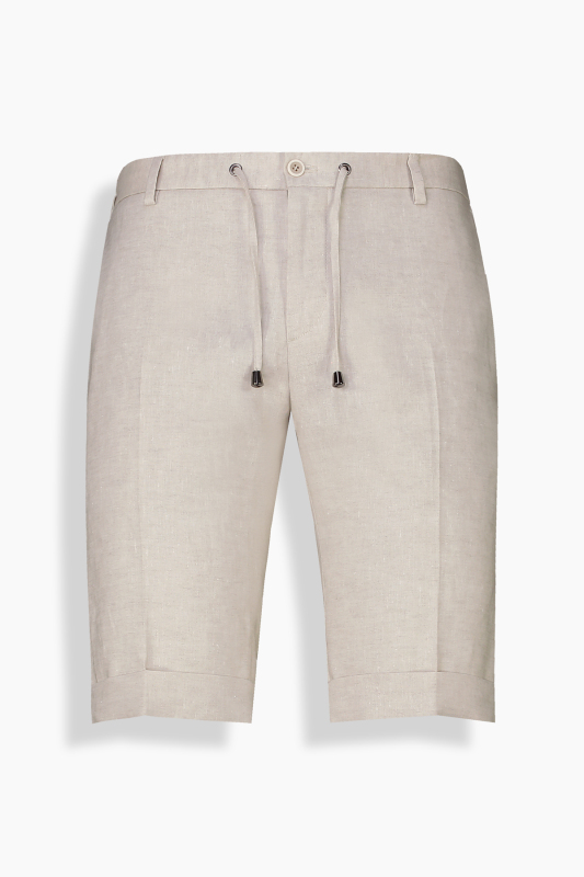 Delfi Keten Bej Şort - SARAR