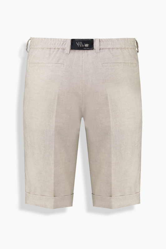 Delfi Keten Bej Şort - SARAR