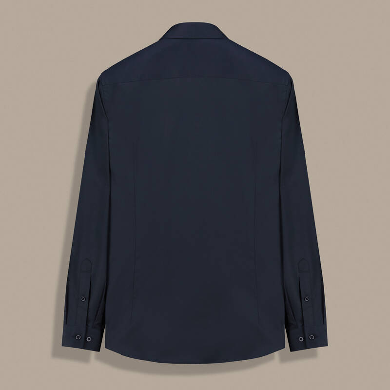 Demba Uzun Kol Non Iron Lacivert Gömlek - 2