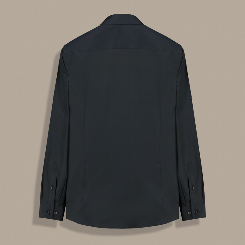 Demba Uzun Kol Non Iron Siyah Gömlek - INTERVIEW