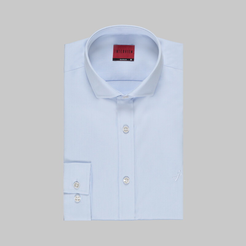 Demba Uzun Kol Soho Açık Mavi Gömlek - INTERVIEW