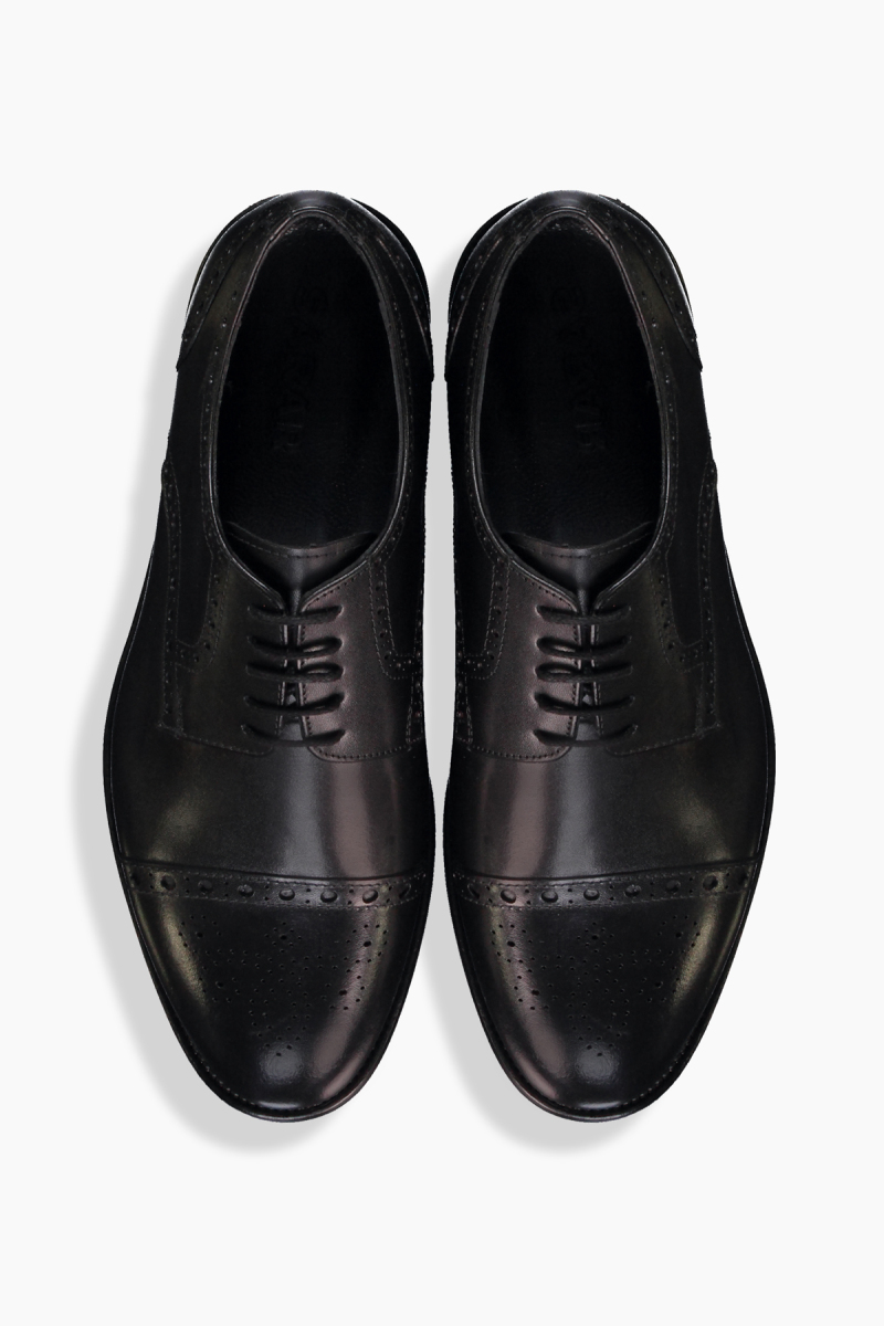 Desenli Erkek Siyah Ayakkabı - 2