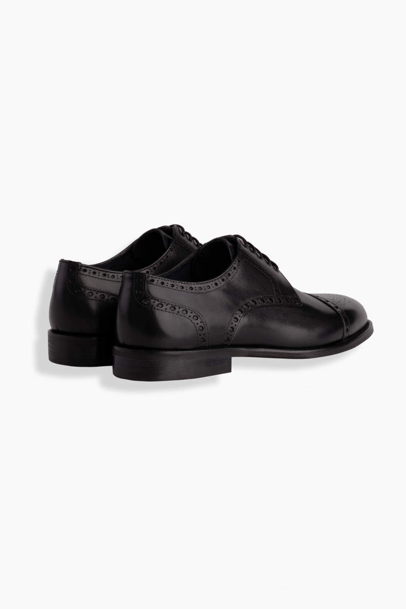 Desenli Erkek Siyah Ayakkabı - 3