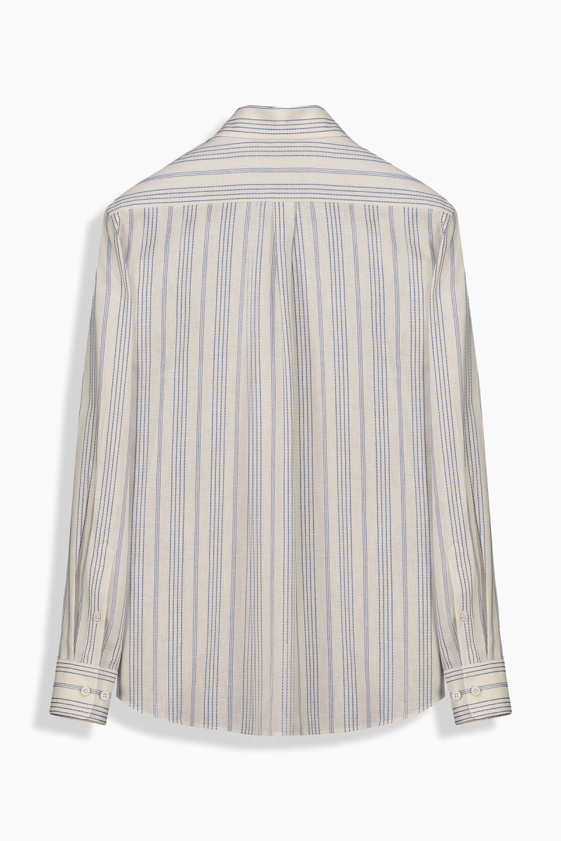 Dimitri Çizgili Mavi Gömlek - 2