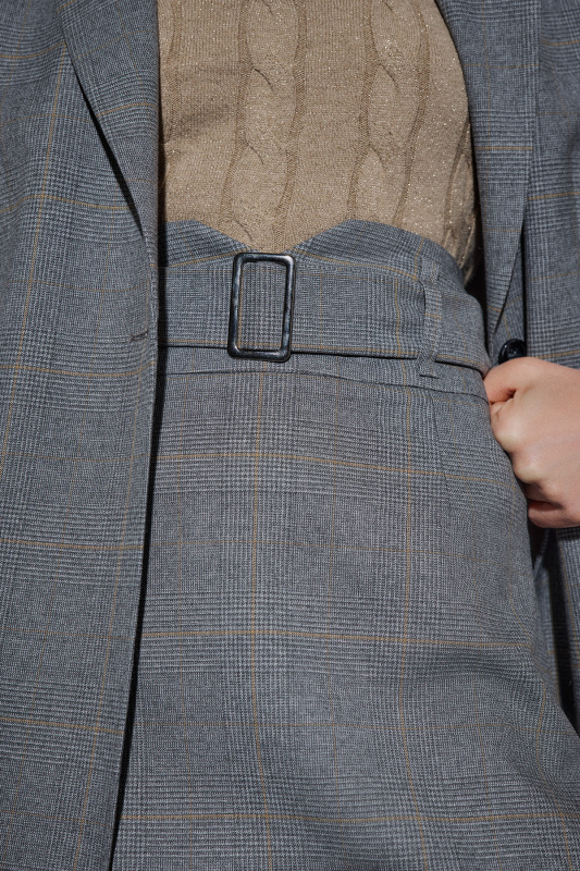 Dolly Ekose Açık Gri Etek - SARAR WOMAN