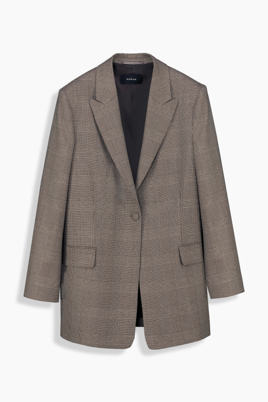 Dolly Ekose Kahverengi Ceket - SARAR WOMAN