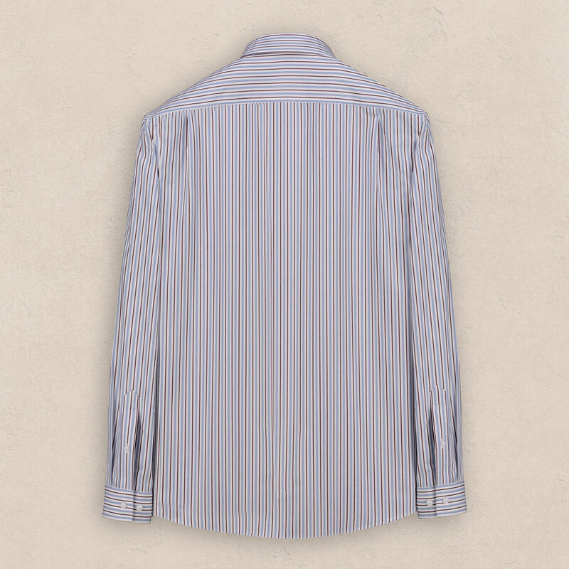 Drew Açık Mavi Çizgili Gömlek - 2