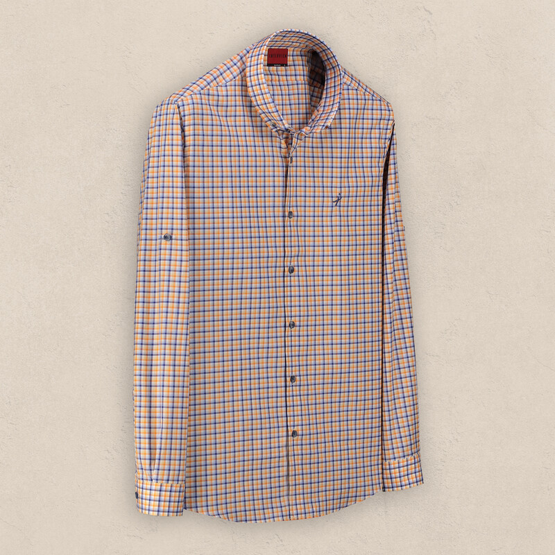 Drew Kareli Turuncu Gömlek 