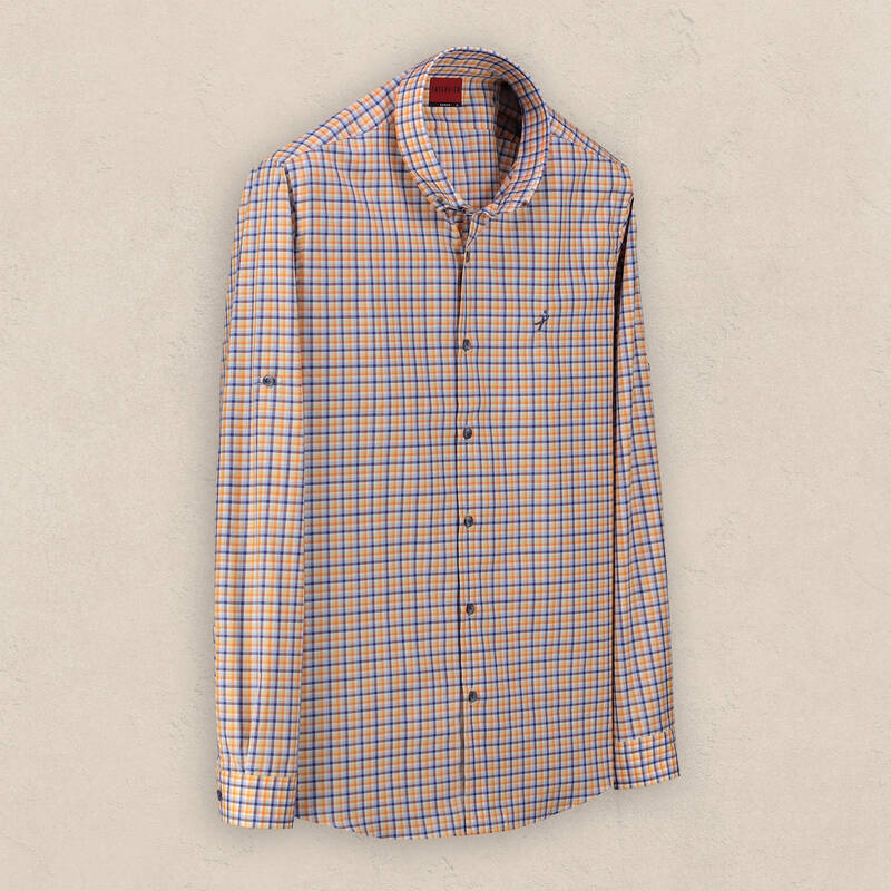 Drew Kareli Turuncu Gömlek - 1