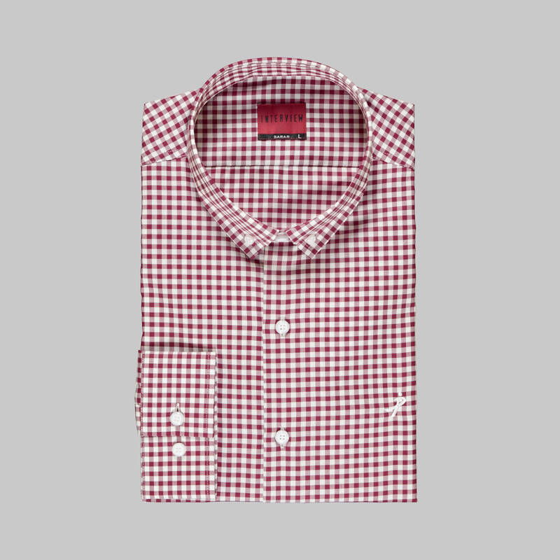 Drew Uzun Kol Kareli Kırmızı Gömlek - 3