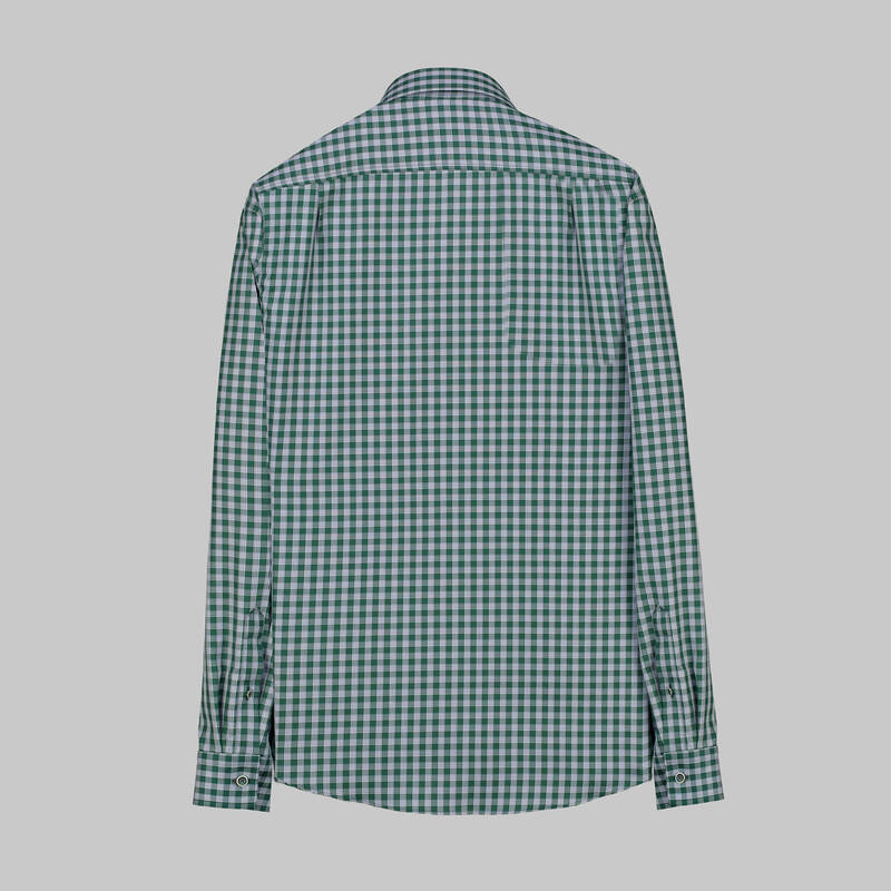 Drew Uzun Kol Kareli Yeşil Gömlek - 2