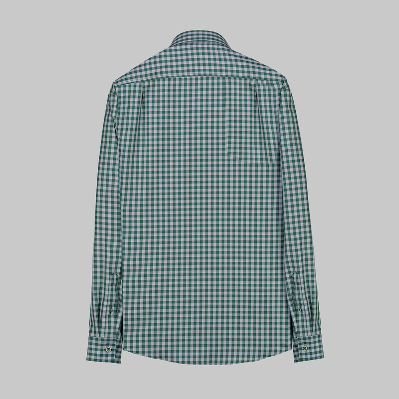 Drew Uzun Kol Kareli Yeşil Gömlek - INTERVIEW