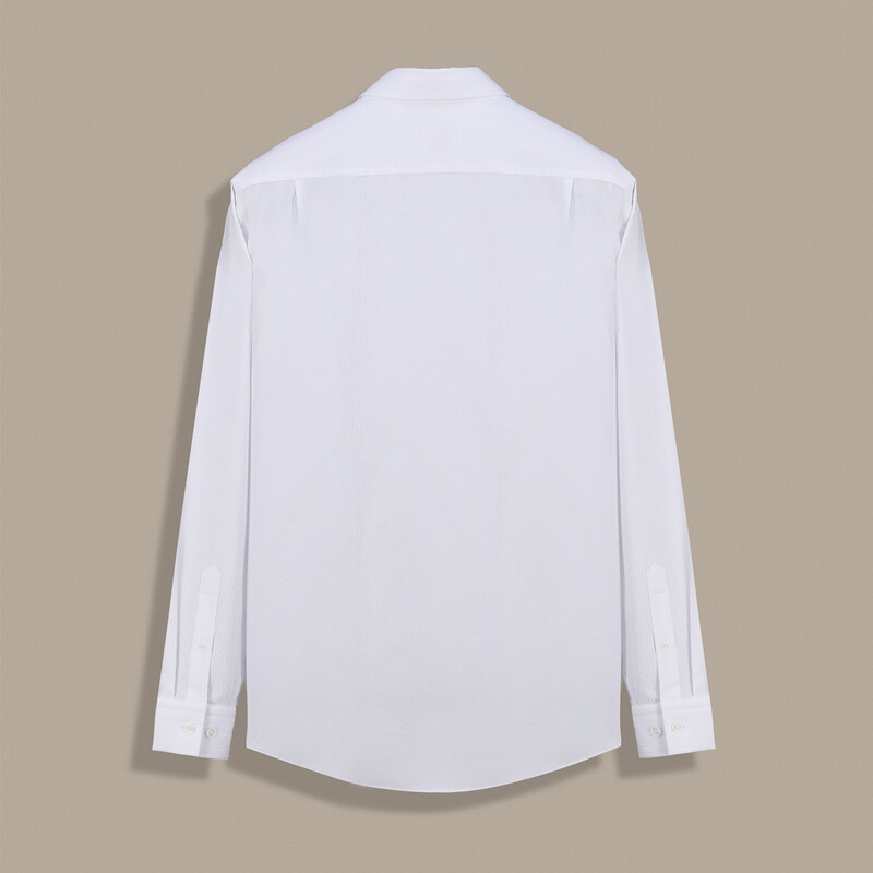 Drew Uzun Kol Klasik Beyaz Gömlek - INTERVIEW