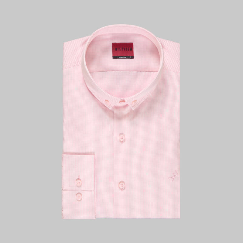 Drew Uzun Kol Pembe Gömlek - 3