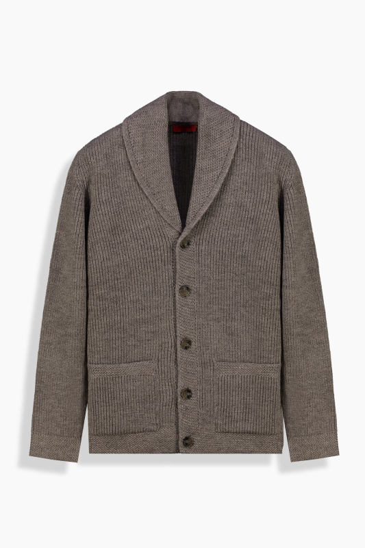 Düğmeli Kahverengi Hırka - INTERVIEW