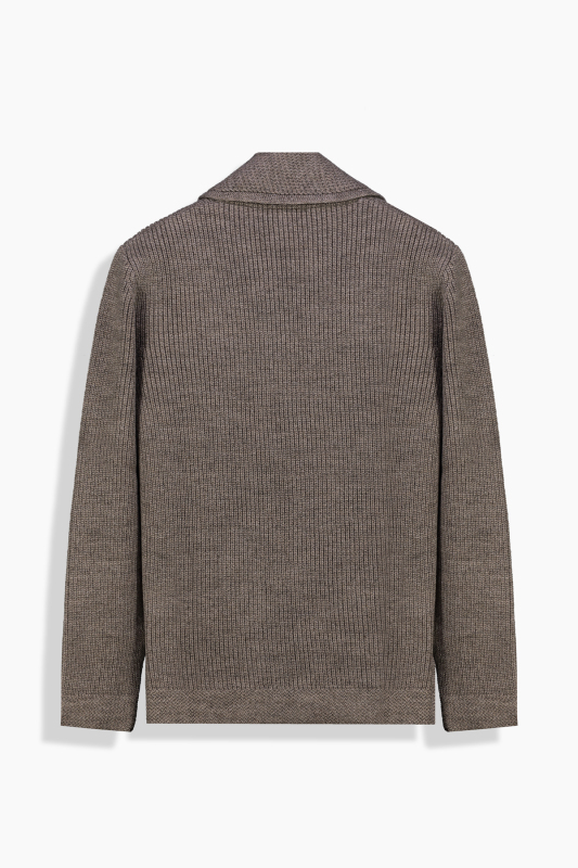 Düğmeli Kahverengi Hırka - INTERVIEW