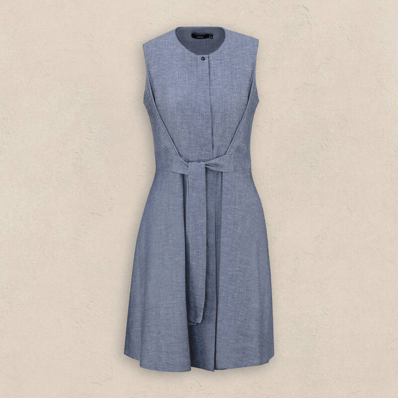 Dylana Mavi Elbise - 1