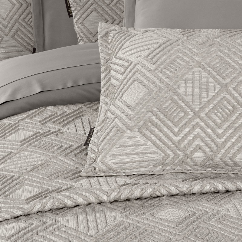 Ebora Yatak Örtüsü ve Nevresim Takımı Bej - SAREV