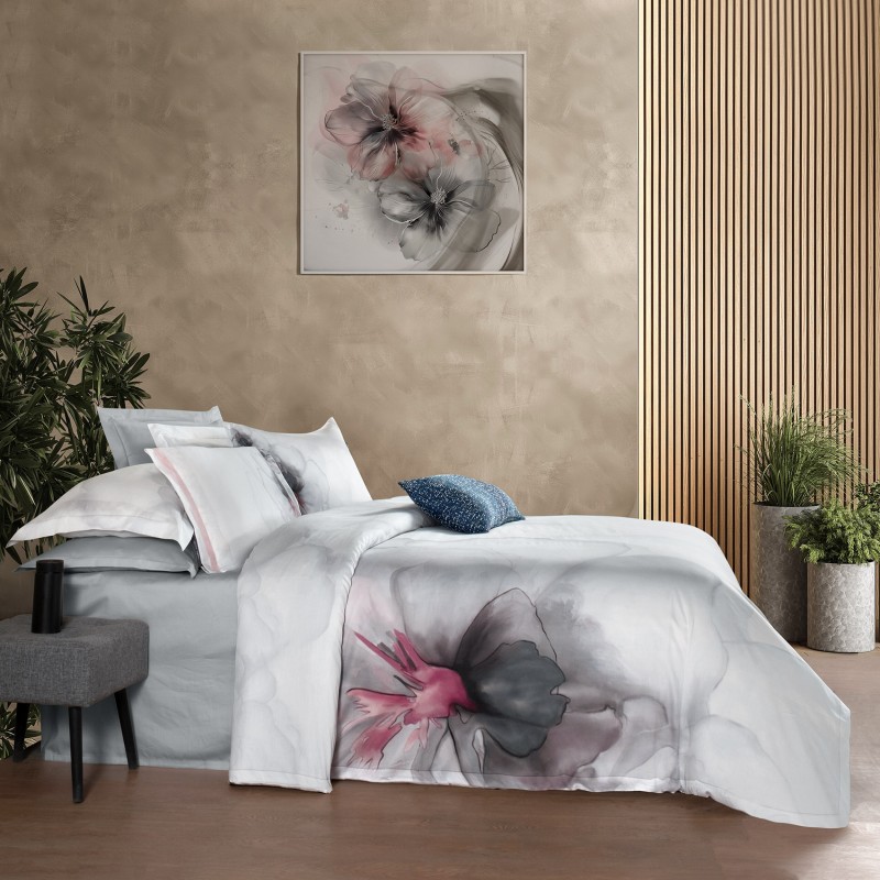 Efira Pamuk Saten Nevresim Takımı King Size Beyaz 