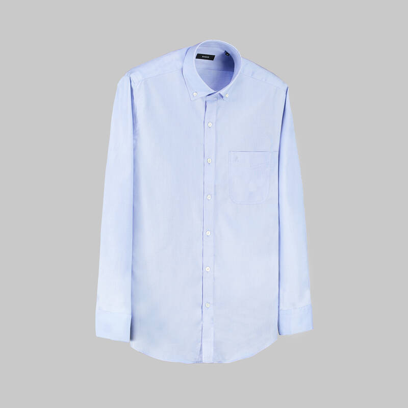 Eleta Selection Uzun Kol Mavi Gömlek - 1