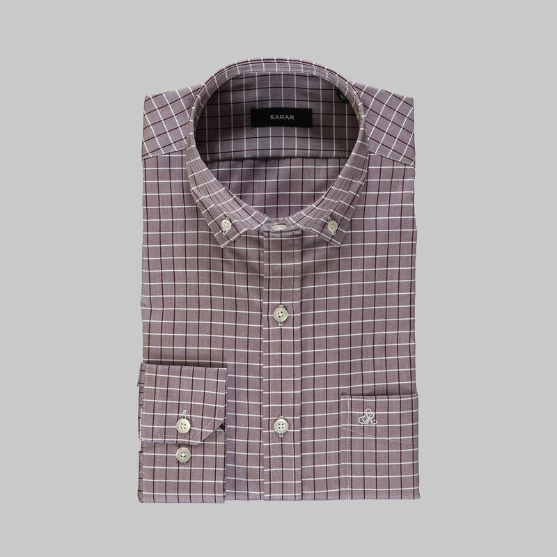 Eleta Bordo Gömlek - 3