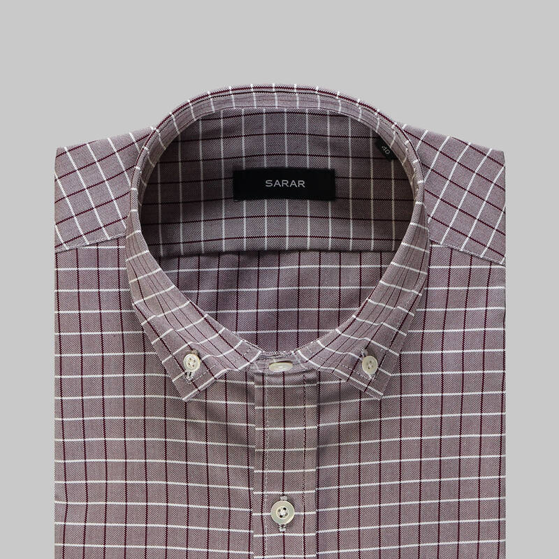 Eleta Bordo Gömlek - 4