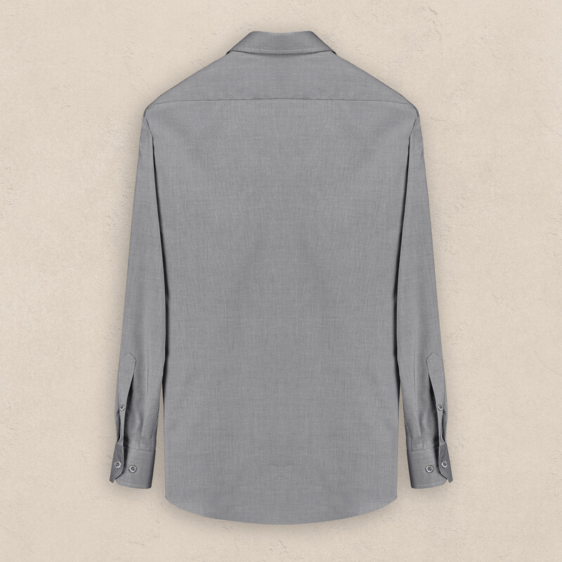 Eleta Selection Pamuklu Gri Gömlek - SARAR