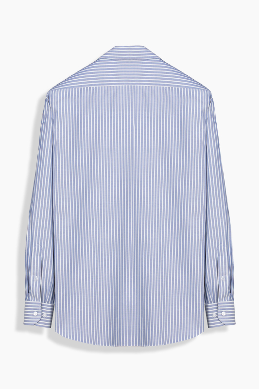 Eleta Çizgili Lacivert Gömlek - SARAR