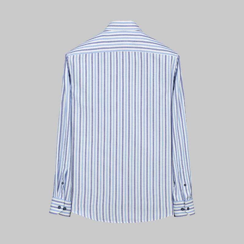 Eleta Çizgili Mavi Gömlek - SARAR